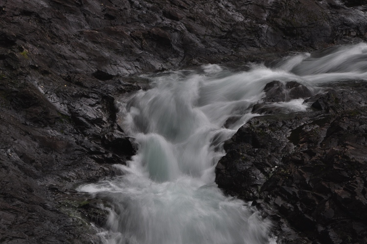 rushing water